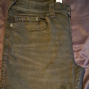 True Religion, Ricky Relaxed Straight, Size 33 Black